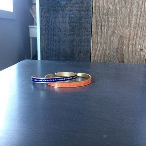 Manchester Enamel Cuffs